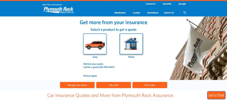 Plymouth rock insurance assurance company bestcompany