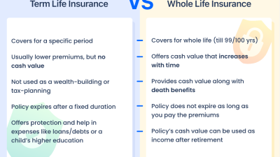 Term life insurance vs whole coverage explained clearly