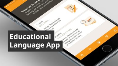 Educational application for learning languages