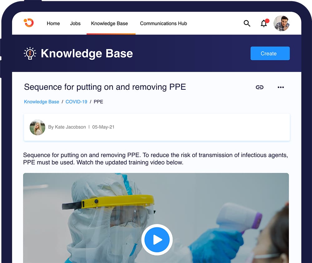 Healthcare training platform